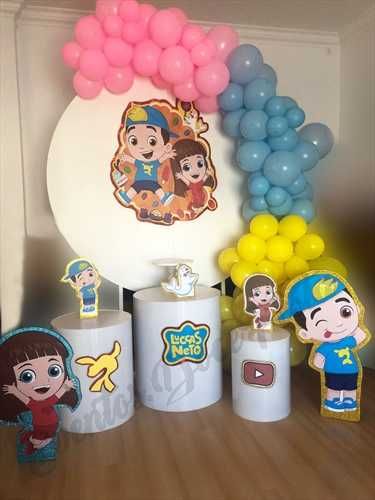 Decoraçao Panda,Stich, Divertidamente, Encanto, Lucas Neto, Spiderman