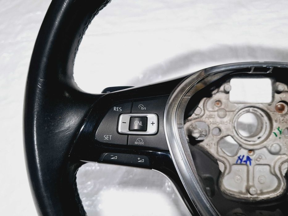 kierownica skórzana taśma zwijak moduł tempomat vw golf vii 7 zestaw