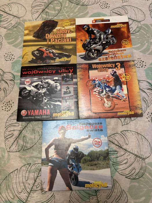 5 Filmów VCD ze Świata Motocykli