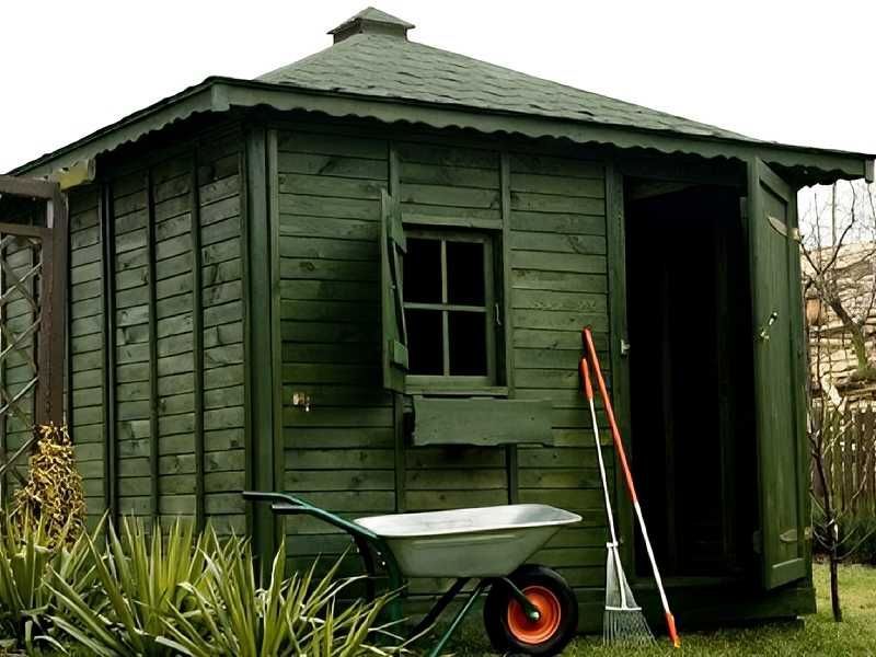 Domek Narzędziowy 3x3 4-spad Drewniany Producent Impregnacja Podłoga