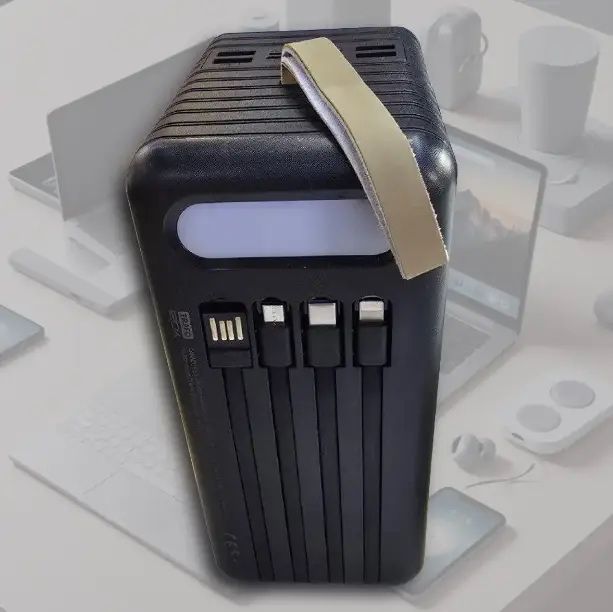 Новий Павербанк 120 000 mAh 22.5W PD | Вбудовані кабелі