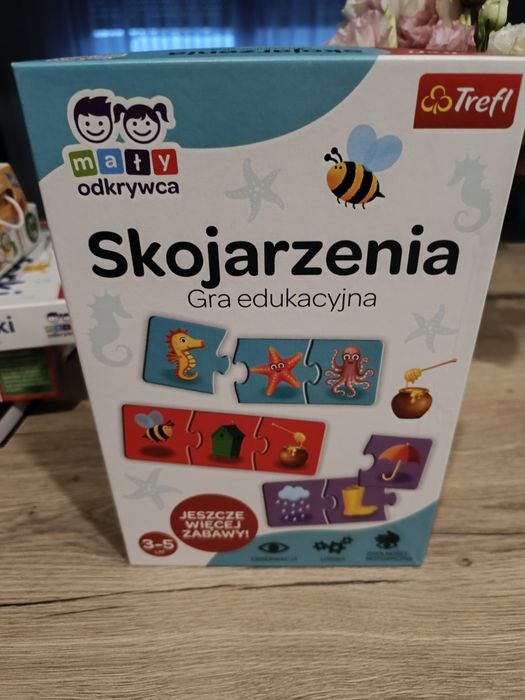 Zestaw gier edukacyjnych Trefl plus gratis CzuCzu  litery