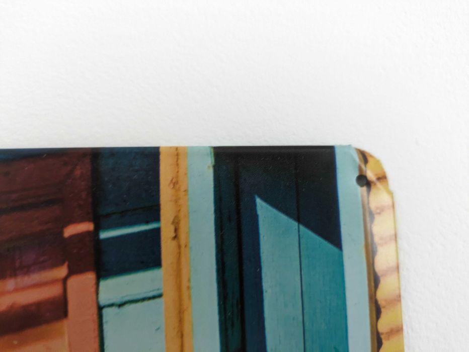 Quatro metal decorativo