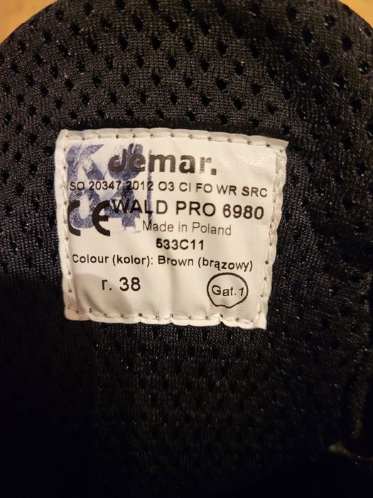 Damskie Trzewiki myśliwskie DEMAR Wald Pro r. 38