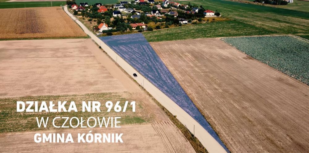 Działka działki budowlane z WZ – Czołowo k. Kórnika , 15 min do Poznania! - Więcej