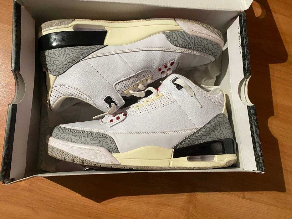 Nike Air Jordan 3 White Cement Reimagined