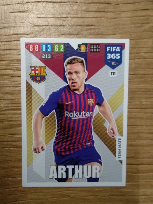 Panini Karta FIFA 365, 2020 Arthur nr 111 FC Barcelona