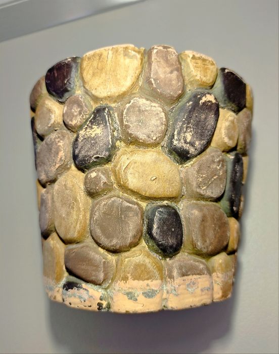 Глиняний керамічний горщик керамический горшок вазон для цветов квітів