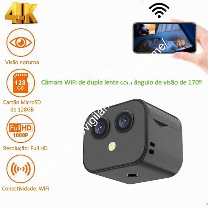 Micro Câmara ‼️ FullHD ‼️ WiFi ‼️ Deteção de Movimento