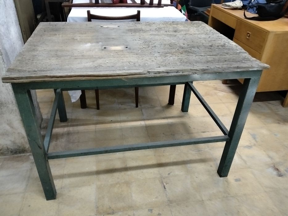 Bancada trabalho mesa ferro