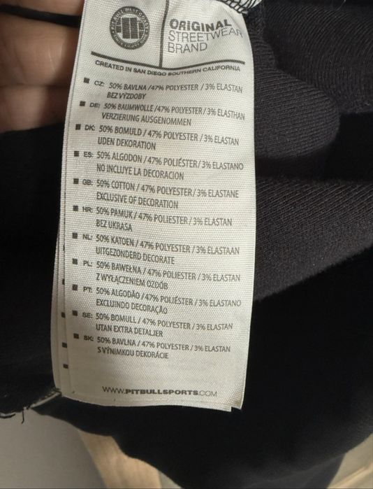 Dres Pitbull - czarny L porządny materiał - gruby