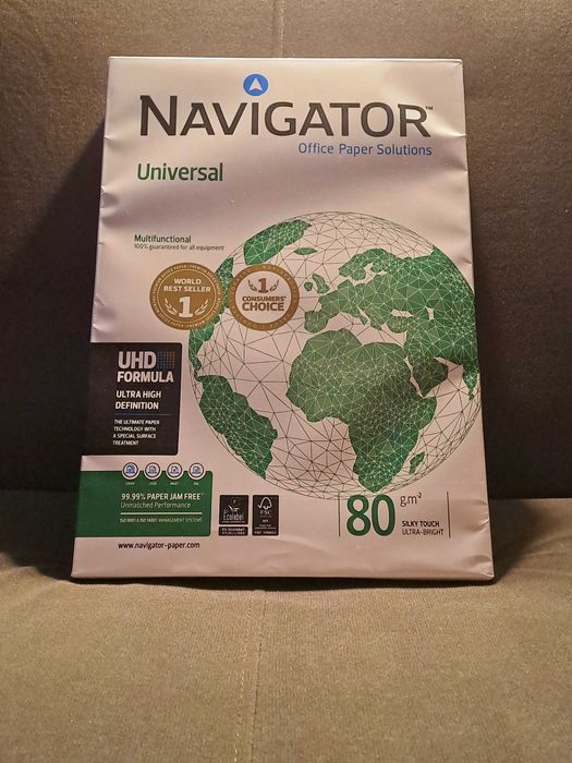 Papier ksero NAVIGATOR, A3, 80 g/m2 (1 Ryza)