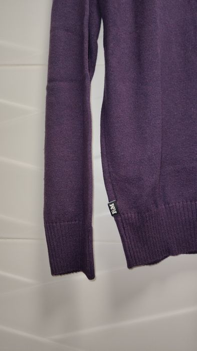 Sweter Franklin Marshall r. L fioletowy Wełna