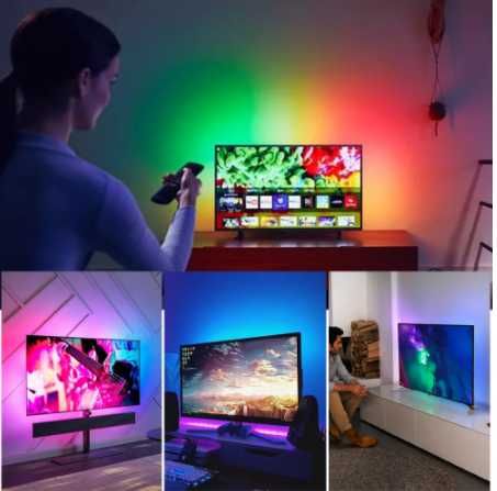 Fita Led RBG para TV com comando