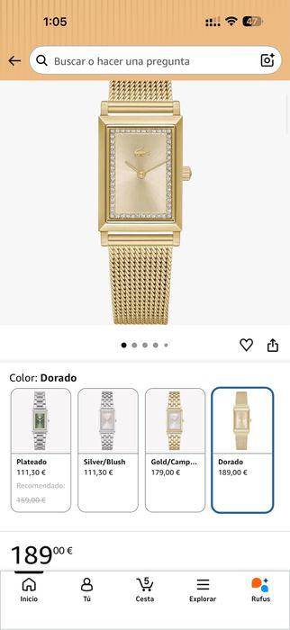 Vende-se relógio Lacoste Origianl