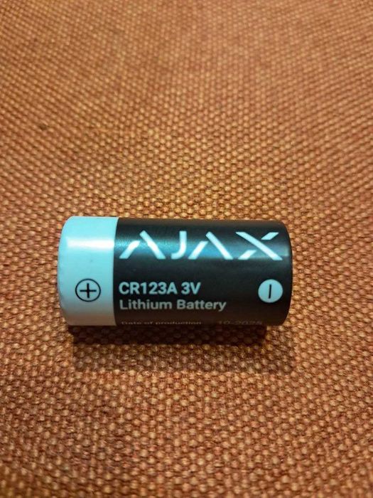 Батарейки Ajax CR123A 3V (Нові, свіжа партія 10/2025) (для Аякс, ПНБ, техніки)