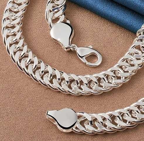 Bransoletka Srebrna Pancerka Gruba 22cm GRATISY ! PROMOCJE !:)