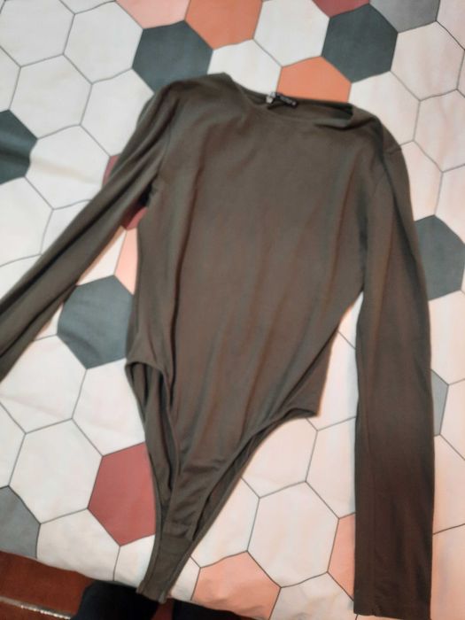 Body poliamida manga comprida ZARA