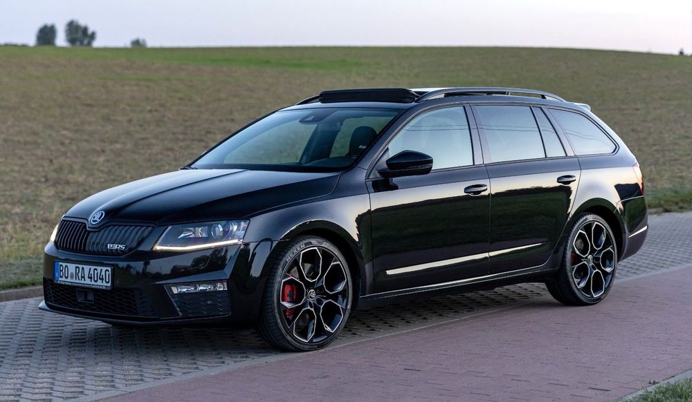 Skoda Octavia VRS 2.0tdi DSG Canton Skóry el.Fotele el.Klapa Hak Bezwypadek Zadbana