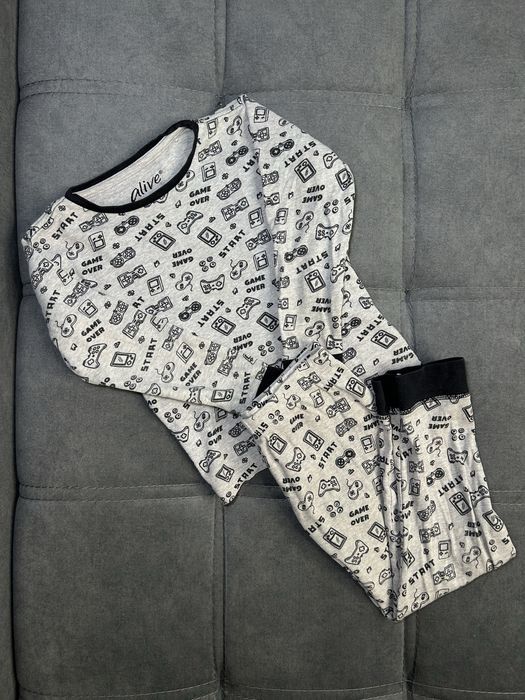 Дитяча піжама для хлопчика хлопок 110/116 см