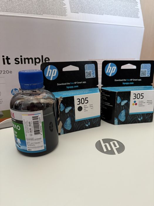 Принтер бфп hp deskjet 2720e aio (26k67b) б/у (як новий)