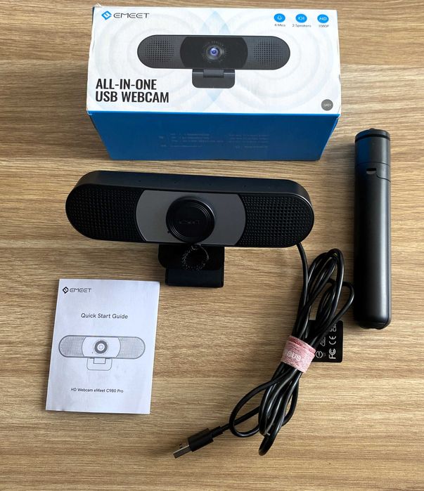 Super kamerka do konferencji eMeet C980Pro - 4x mikrofony + głośniki