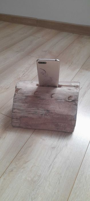 Stylowa Podstawka pod Telefon/Ręcznie robiona/Lakierowana!