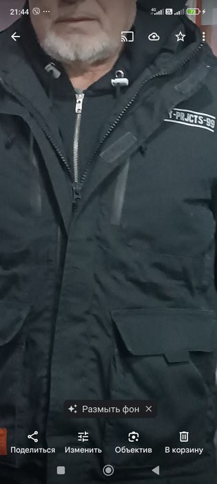 Мужская куртка парка бренд BLACK SAUL оригинал р,L