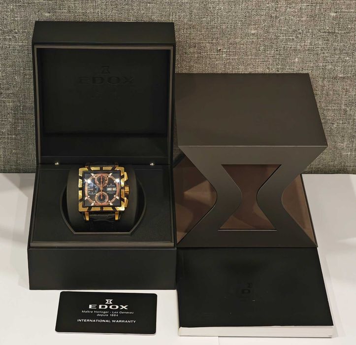 Чоловічий годинник Edox Classe Royale 01105 Grand Chronograph Automati