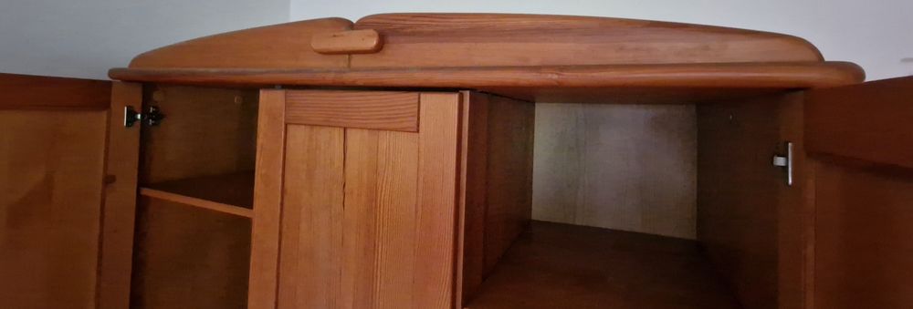 Transport Szafa 3 drzwiowa sosnowa drewniana