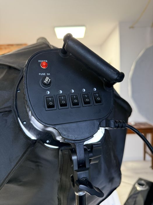 Softbox lampa octa 90 na 5 żarówek 85W