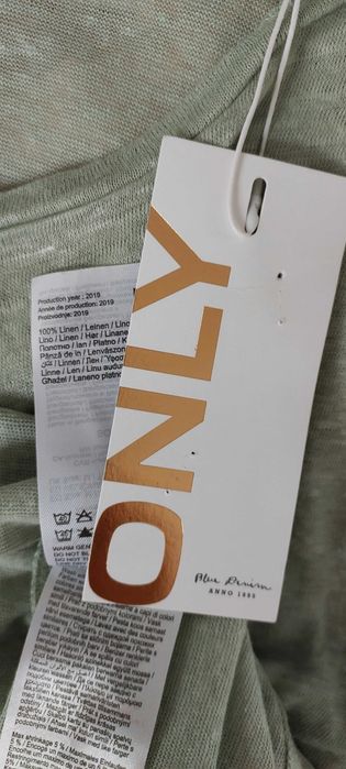 Lniana bluzka ONLY, R. M