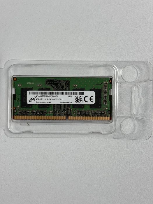 Pamięć RAM Micron DDR4 SO-DIMM 4GB 2666Mz CL19