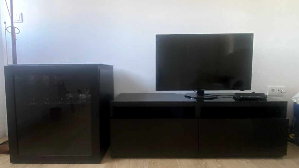 Móvel sala ikea em preto Gama Besta