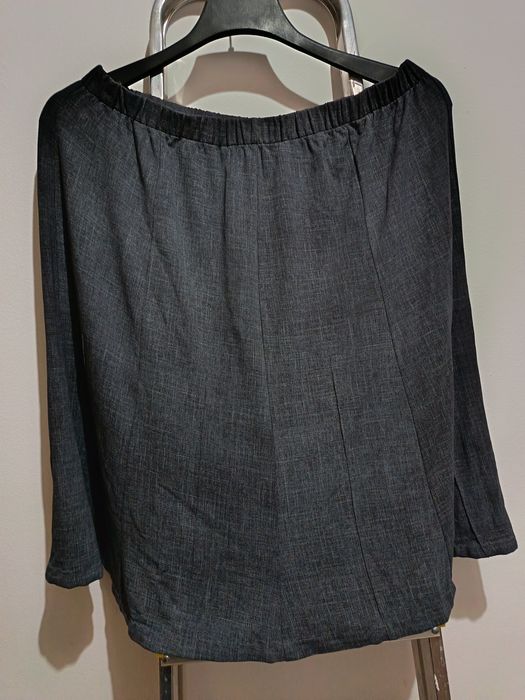 Spódnica w kolorze ciemny popiel duży rozmiar