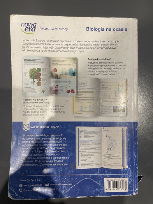 Podręcznik do Biologii- poziom rozszerzony liceum klasa 2