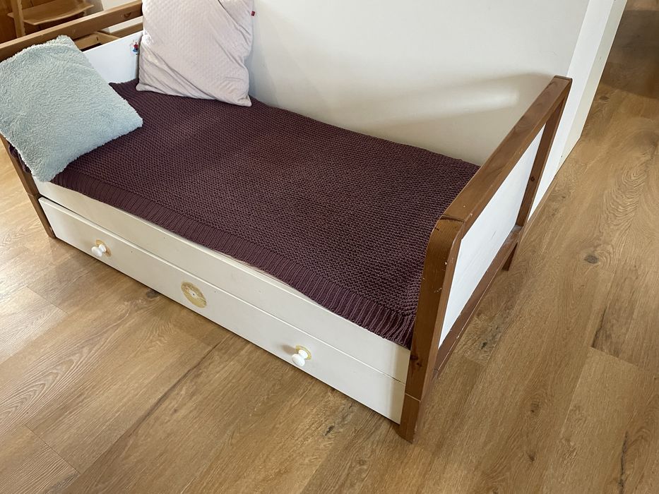 Pinio Łóżeczko - Tapczanik 3w1 - 140 X 70 Z Szufladą Filo Pinio +półka