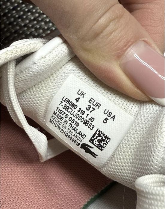 Кеди кросівки Lacoste 37 37,5