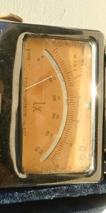 Люксметр Ю16 - прибор измерения освещенности (в коллекцию)