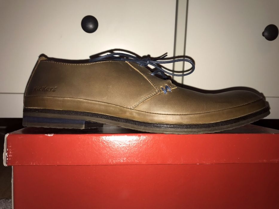 Skórzane buty Kickers