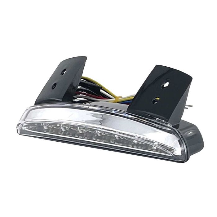 Farol Traseiro LED Guarda-Lama Harley Chopper - Luz Presença e Stop