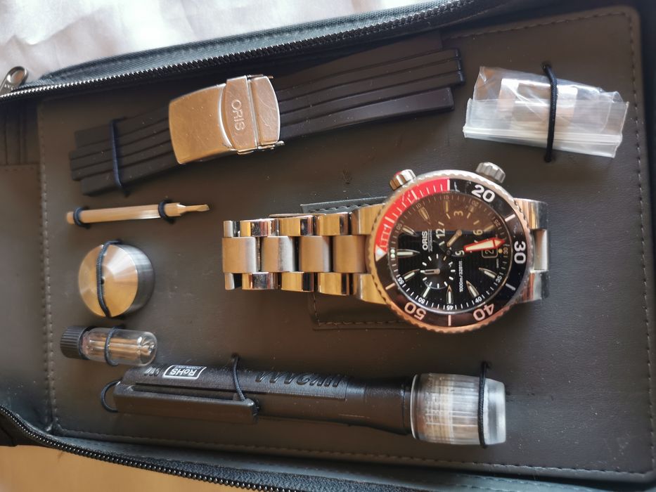 Oris Regulateur Titanium Meistertaucher set