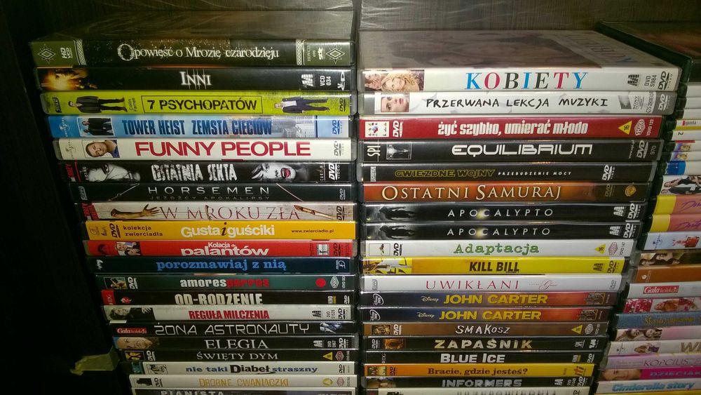 Płyty filmy na dvd aktualne nie wysyłam