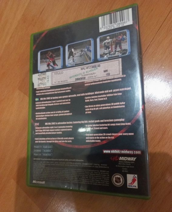 Jogo completo para Xbox - NHL Hitz 2002