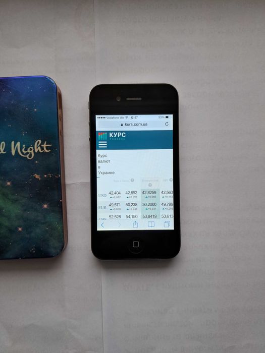 iPhone 4. 16Gb Black б/у.