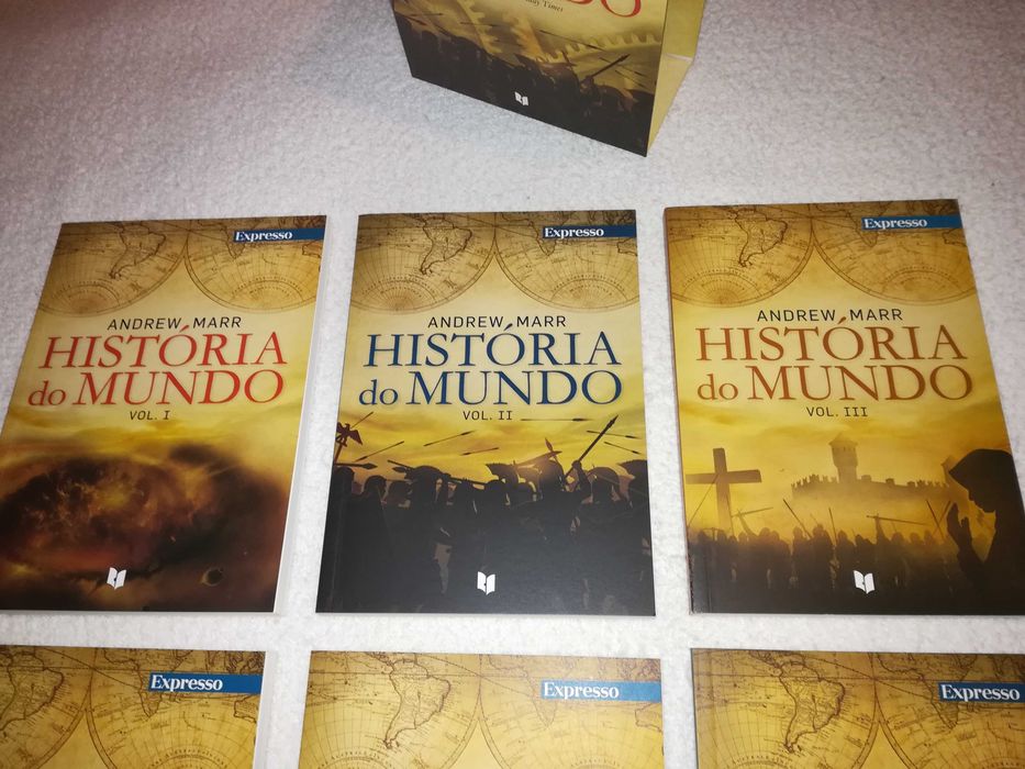 história do mundo (andrew marr) coleção de 6 volumes 2016