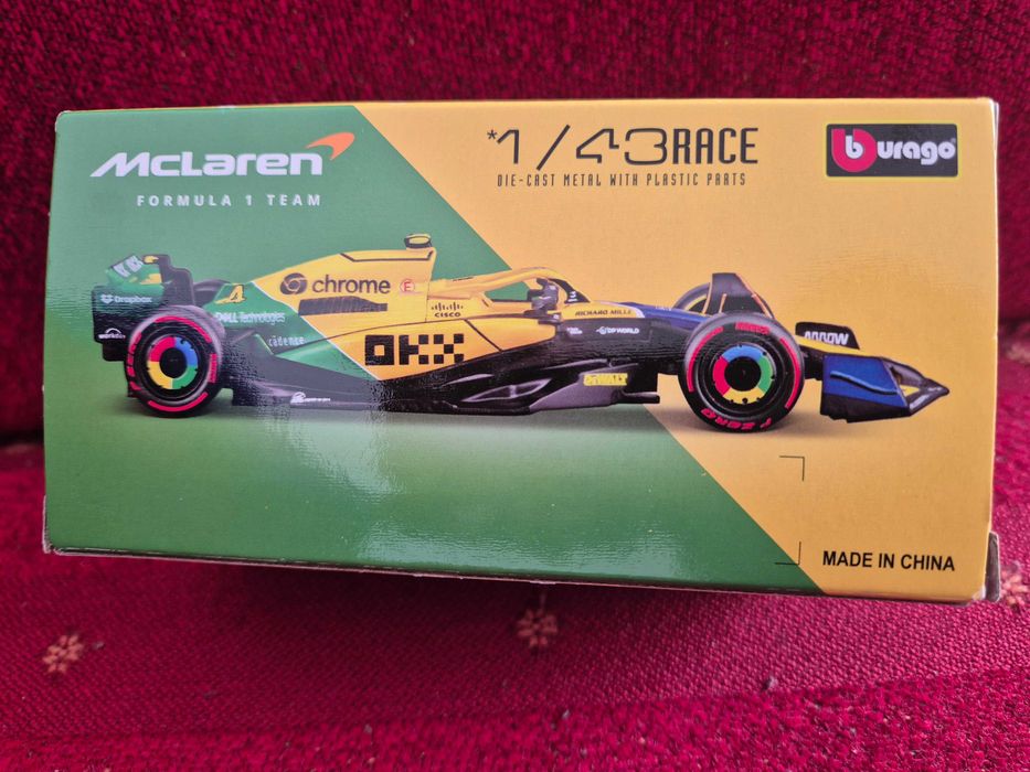 McLaren MCL38 Monaco Grand Prix 2024 1/43 (Burago)