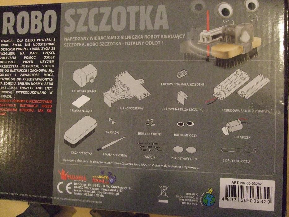 robo szczotka 4m kreatywny zestaw majsterkowicz od 8 lat