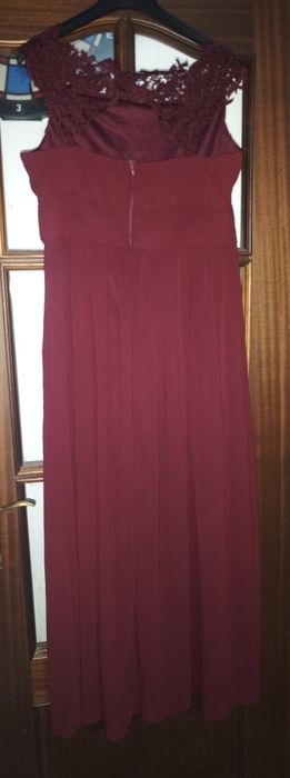 Vestido de Festa Bordô