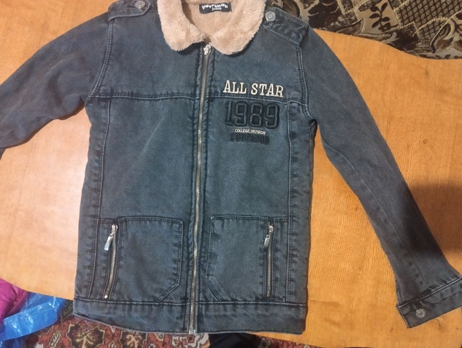 Куртка джинсова 1+1 акція